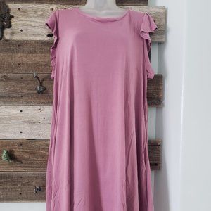 NWT Doublju No Worries Dress in Lilac Sizes 1X/2X/3X